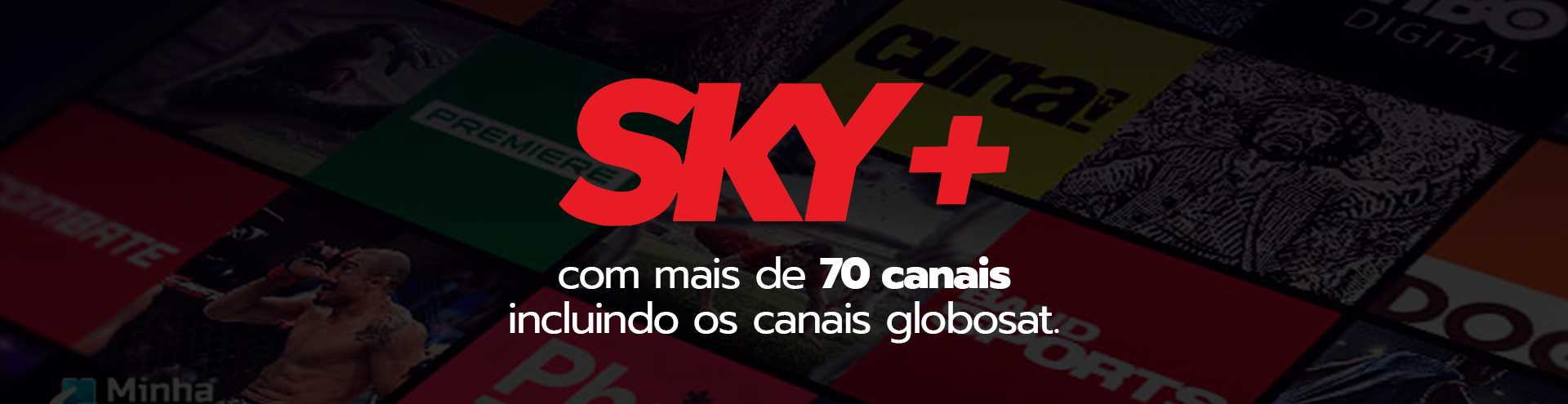 Sky Plus - mais de 70 canais